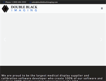 Tablet Screenshot of doubleblackimaging.com